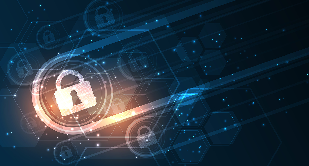 Security cyber digital concept